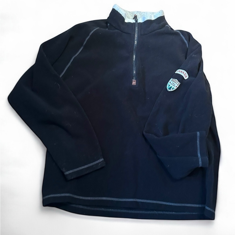 Vintage Roots Outdoors Black Quarter-Zip polar fleece XL
